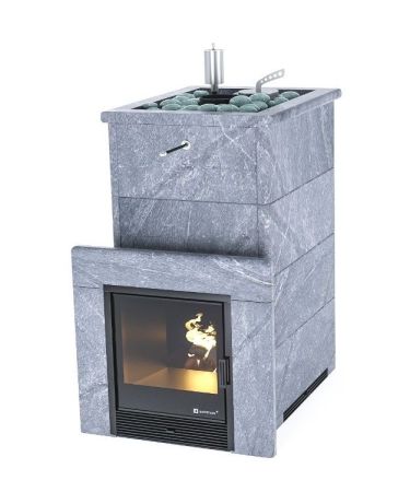 фото Печь для бани Easysteam Геленджик в полноценном кожухе