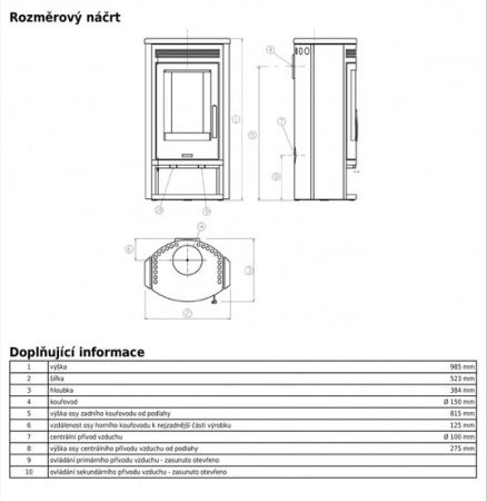 фото Печь-камин в талькохлорите Arktis 4 ABX/150 мм