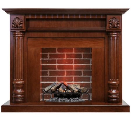 фото Классический портал для электрокамина Edinburg (Орех) Dimplex