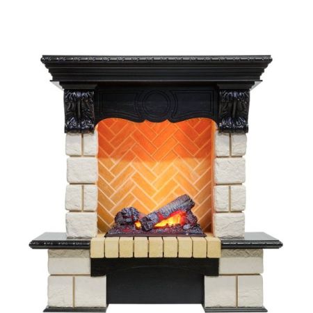 фото Портал для электрокамина Pierre Lux венге / шампань