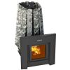 Печь для бани Grill'D Cometa 350 Vega Window Max Stone в натуральном камне