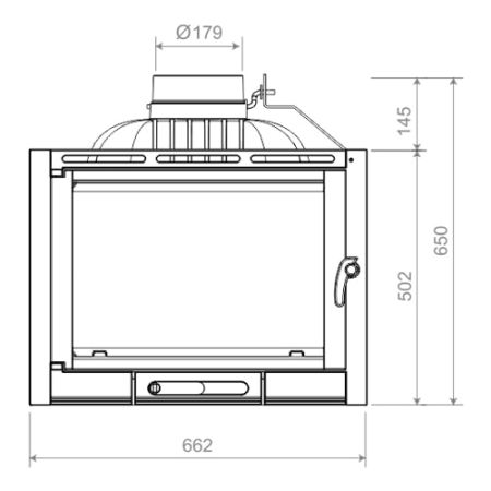 фото Компактная каминная топка Corno Nordflam (Польша)