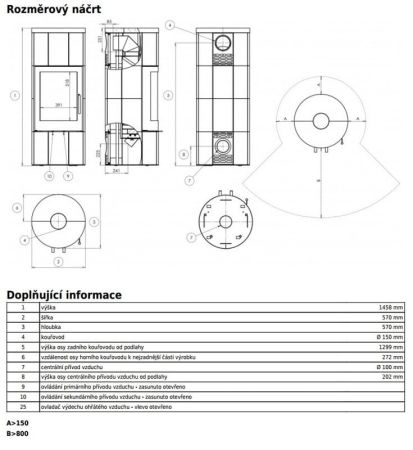 фото Печь-камин Porto в талькохлорите