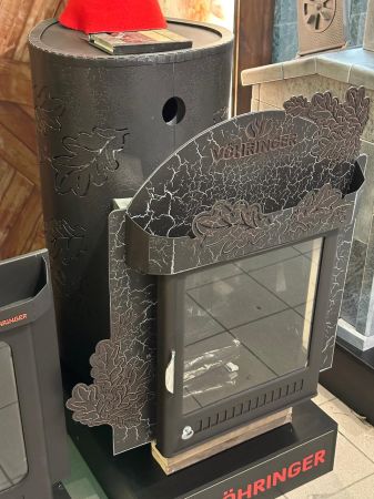 фото Печь для бани Макси в кожухе Дуб