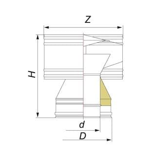 фото Дефлектор 200мм, V50R/321