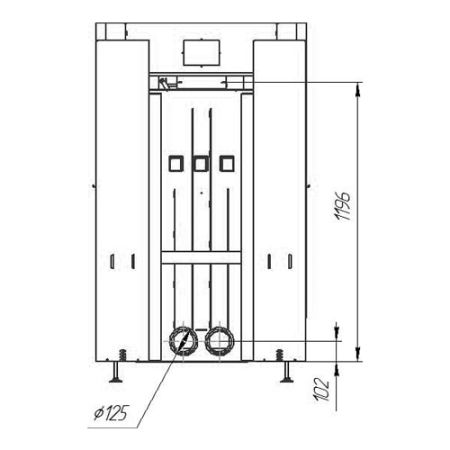 фото Каминная топка Дельта 800LB
