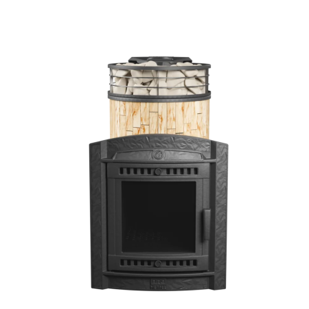 фото Печь для бани Атмоcфера L ламель с сеткой