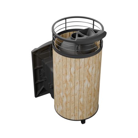 фото Печь для бани Атмоcфера XL ламель с сеткой