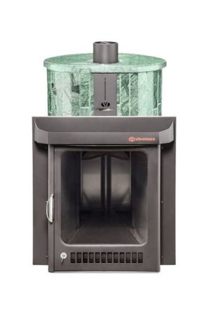 фото Банная печь Оптима в облицовке Верде Гватемала наборный