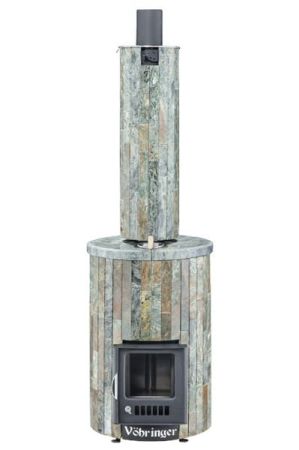 фото Печь для бани Уют 18 в облицовке