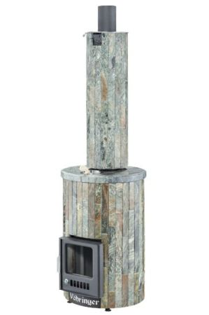 фото Печь для бани Уют 18 в облицовке