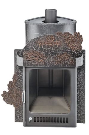 фото Печь для бани Оптима в кожухе Дуб