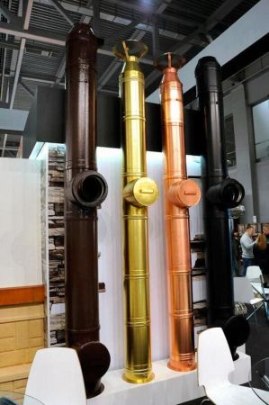 фото Дымоход Дымок из нержавеющей стали aisi 439/439