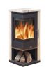 Печь-камин Admiral ABX бразильский песчаник с гнутым стеклом