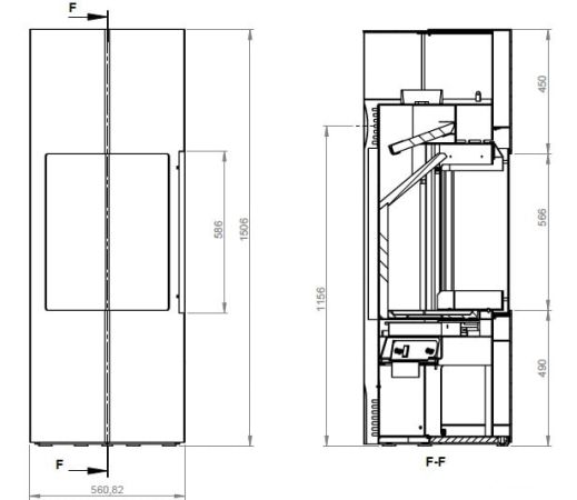 фото Печь-камин Стеван 700 XL white