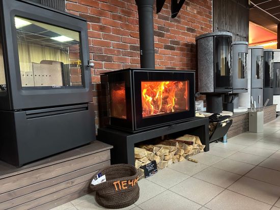 фото Печь-камин Астов Куб 3С 800