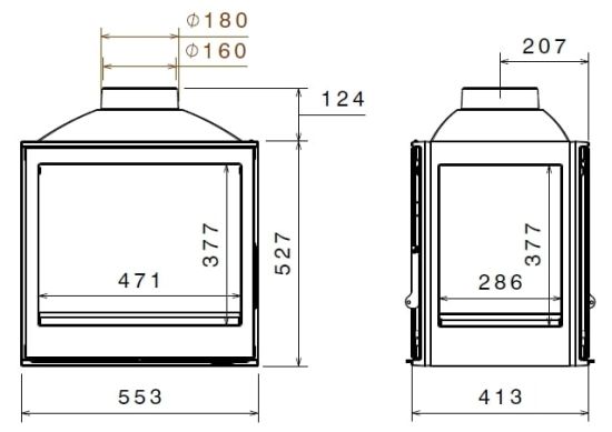 фото Каминная топка Liseo LCI 5 G4