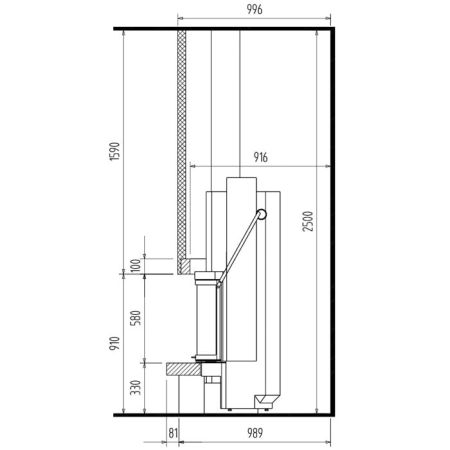 фото Каминная облицовка MINERVA Supra + топка EMERAUDE 1821