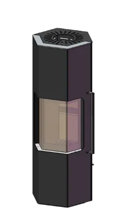 фото Печь-камин Ember Hot Hex