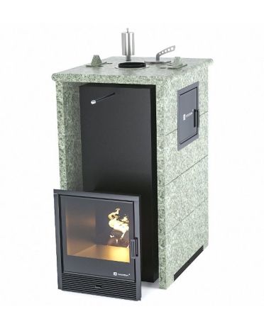 фото Печь для бани Easysteam Геленджик М2 в трехстороннем кожухе