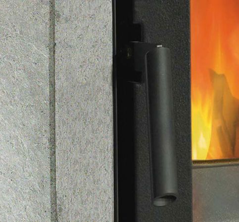 фото Печь-камин в облицовке талькохлорит Ester La Nordica