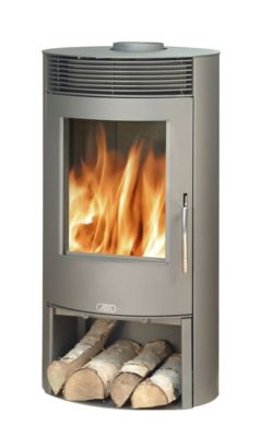  фото Печь-камин Tartu 5 серая в стиле модерн ABX