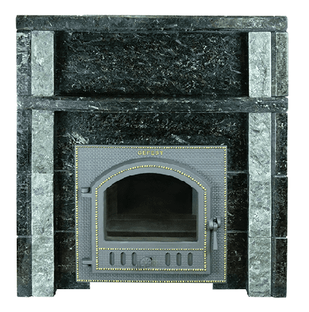 фото Портал банной печи из серпентинита