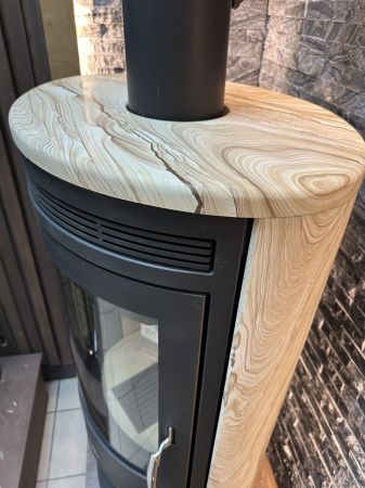 фото Печь-камин поворотная ABX Arktis 8