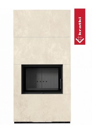 фото Каминокомплект Kratki PRO FLOKI прямое стекло