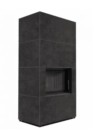 фото Каминокомплект Kratki PRO FLOKI прямое стекло