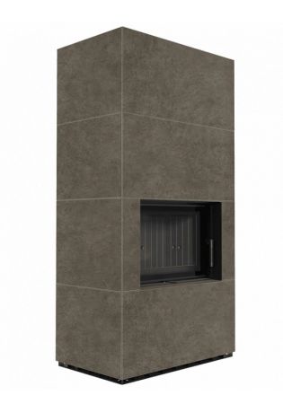 фото Каминокомплект Kratki PRO FLOKI прямое стекло