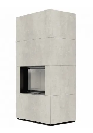 фото Каминокомплект Kratki PRO FLOKI прямое стекло