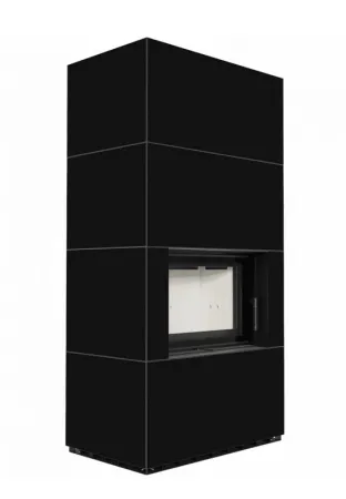 фото Каминокомплект Kratki PRO FLOKI прямое стекло