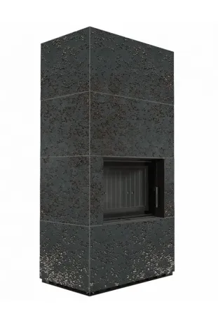 фото Каминокомплект Kratki PRO FLOKI прямое стекло