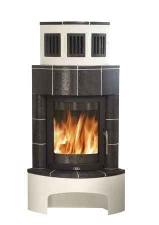 фото Керамический камин Normandie, угловой