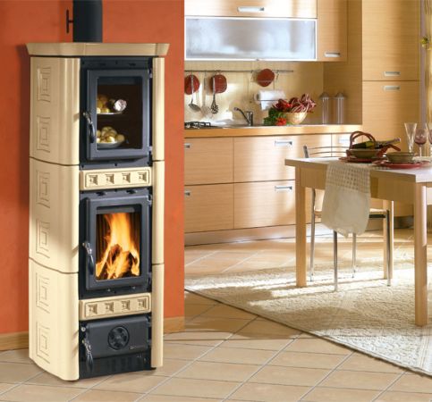 фото Камин с духовкой Gaia Forno La Nordica