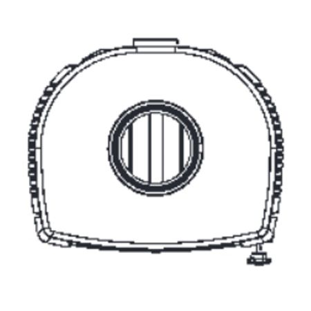 фото Печь-камин чугунная Gala Plamen черная