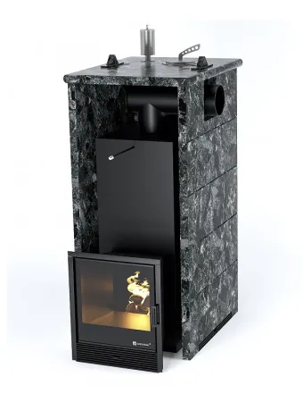 фото Печь для бани Easysteam Геленджик в трехстороннем кожухе