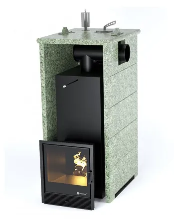 фото Печь для бани Easysteam Геленджик в трехстороннем кожухе