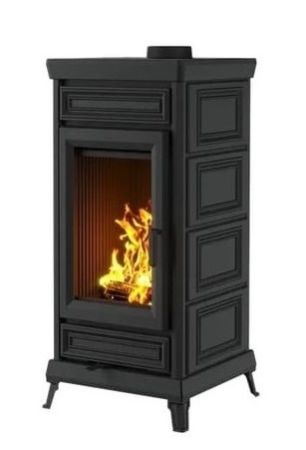 фото Печь-камин Астов Майолика чугун