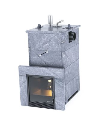  фото Печь для бани Easysteam Анапа в полноценном кожухе с боковым подключением с закрытым верхом