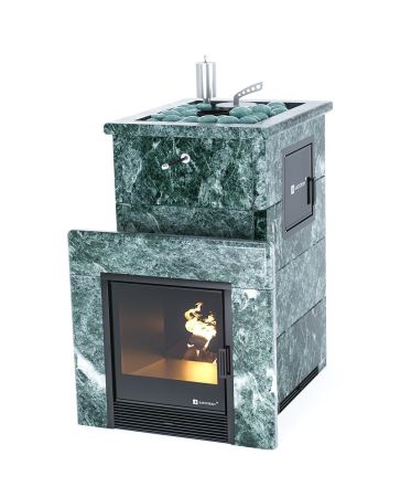 фото Печь для бани Easysteam Сочи М2 в полноценном кожухе