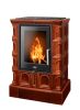 Печь-камин ABX BRITANIA EXclusive  кафельный цоколь - вставка Orion