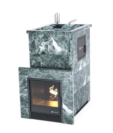 фото Печь для бани Easysteam Геленджик М2 в полноценном кожухе