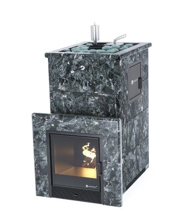 фото Печь для бани Easysteam Геленджик М2 в полноценном кожухе