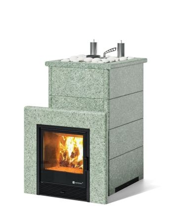 фото Печь для бани Easysteam Сочи К в полноценном кожухе