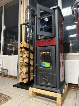 фото Печь-камин с духовкой Gemma Forno La Nordica