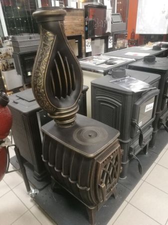 фото Чугунный цельнолитой конвектор ПроМеталл Лира патина