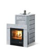 Печь для бани Easysteam Ялта 15 К/2024 в облицовке из камня