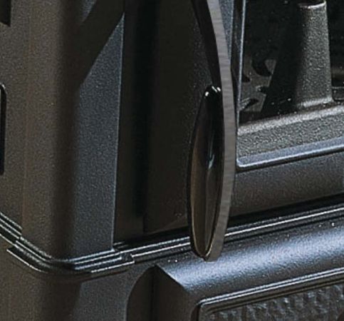 фото Печь-камин с плитой Isetta con cerchi La Nordica